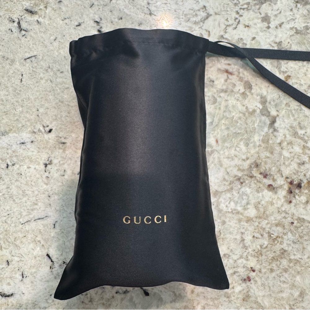 Gucci GG1142S Gold and Black Round Sunglasses women GG - Picture 16 of 16